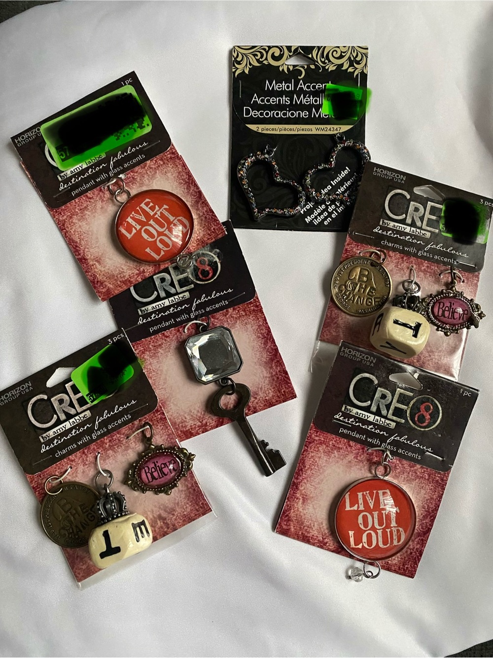 Assorted Jewelry Making Charms and Accents